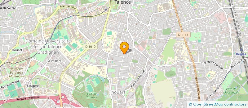 localisation de l'entreprise MONSIEUR PAOLO PIRES  TALENCE