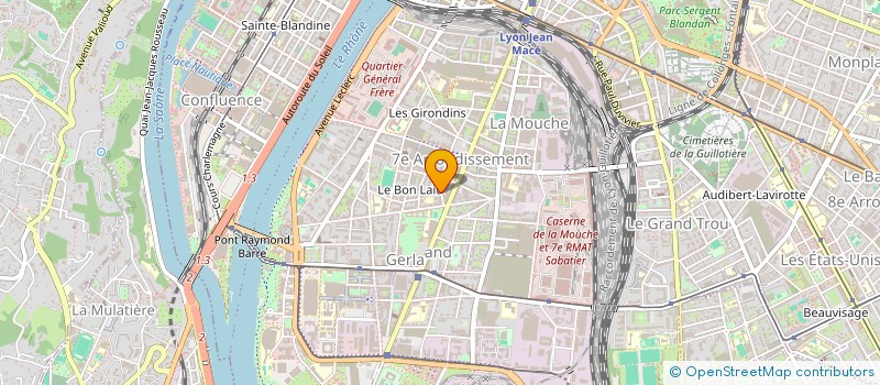 localisation de l'entreprise MONSIEUR PAOLO PIRES  LYON