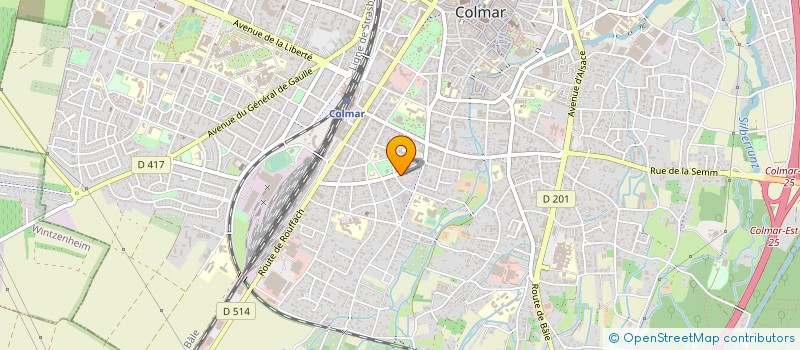 localisation de l'entreprise MONSIEUR PAOLO PITTELLI  COLMAR
