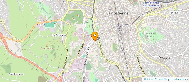 localisation de l'entreprise MONSIEUR PAOLO RALLO  SAINT-ETIENNE