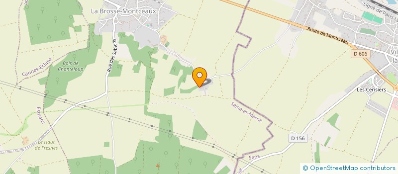 localisation de l'entreprise MONSIEUR PAOLO RIBEIRO  LA BROSSE-MONTCEAUX