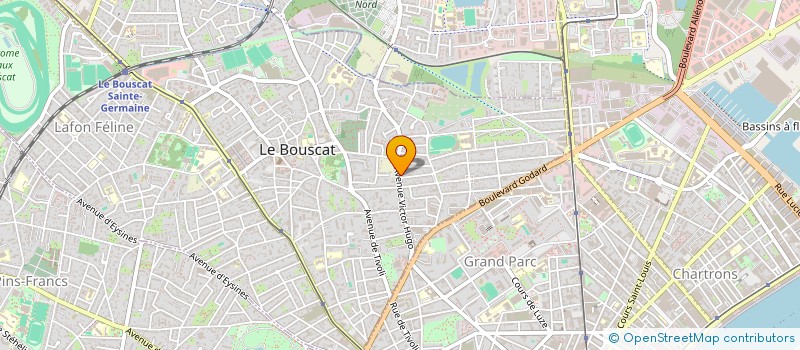 localisation de l'entreprise MONSIEUR PAOLO ROUQUETTE  LE BOUSCAT