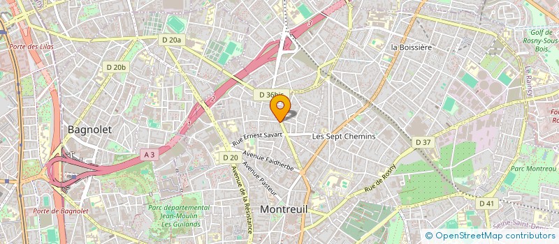 localisation de l'entreprise MONSIEUR PAOLO SAMPO à MONTREUIL