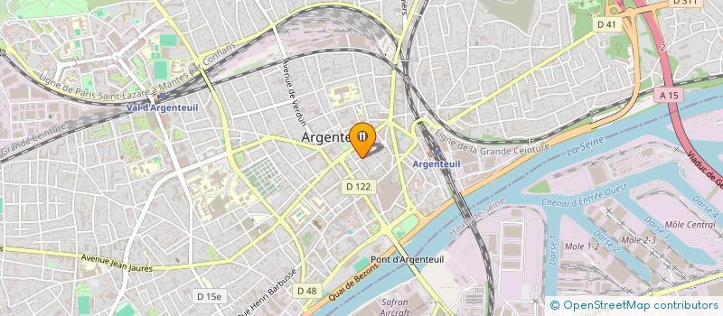 localisation de l'entreprise MONSIEUR PAOLO SERGIO SILVA à ARGENTEUIL