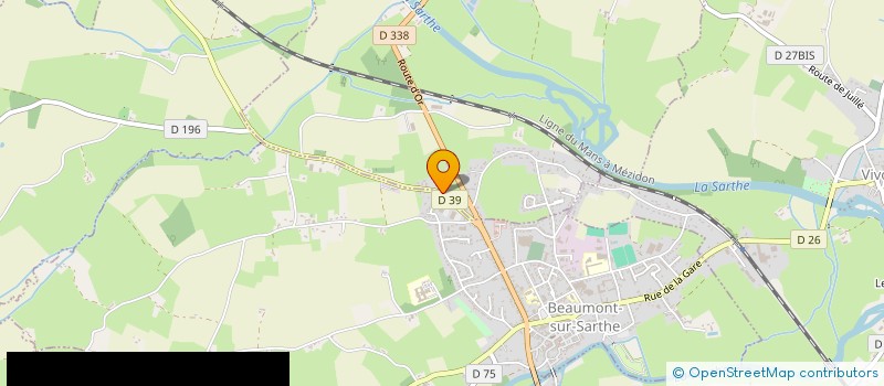 localisation de l'entreprise MONSIEUR PAOLO TEIXEIRA  BEAUMONT-SUR-SARTHE