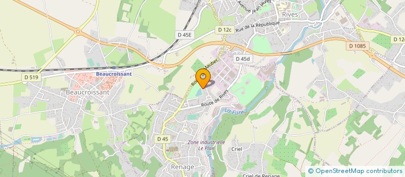 localisation de l'entreprise MONSIEUR PAOLO TRICOLI  RENAGE