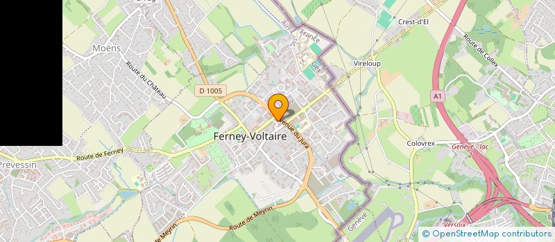 localisation de l'entreprise MONSIEUR PAOLO VALENTE à FERNEY-VOLTAIRE