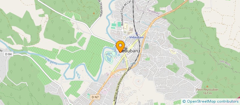 localisation de l'entreprise MONSIEUR PAOLO WEISS  VIDAUBAN