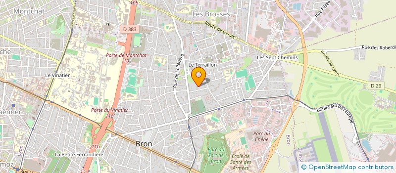 localisation de l'entreprise MONSIEUR PAPA ASSANE DIALLO à BRON