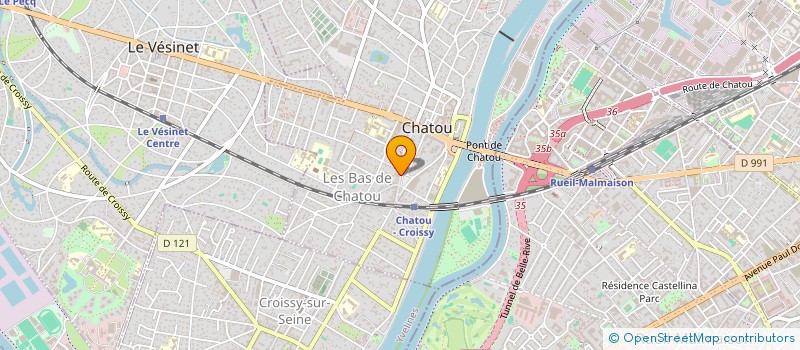 localisation de l'entreprise MONSIEUR PAPA BOUNA DIOUF  CHATOU