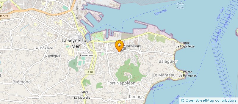 localisation de l'entreprise MONSIEUR PAPA CHEIKH M'BAYE à LA SEYNE-SUR-MER