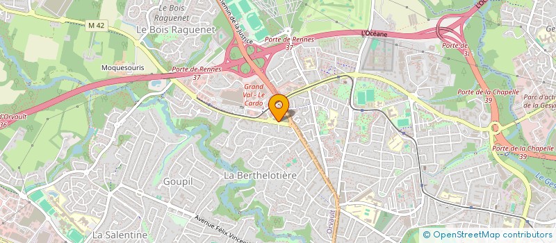 localisation de l'entreprise MONSIEUR PAPA DEMBA SALL à ORVAULT