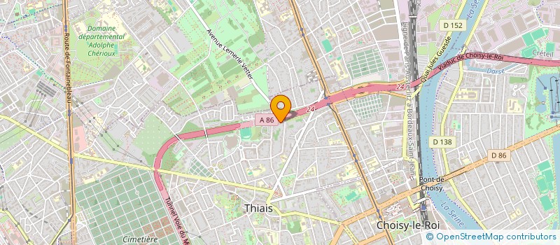 localisation de l'entreprise MONSIEUR PAPA DIA  THIAIS