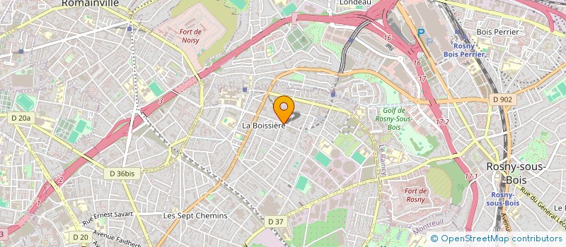 localisation de l'entreprise MONSIEUR PAPA DIOP à MONTREUIL