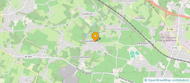 localisation de l'entreprise MONSIEUR PAPA GUEYE  LA HAIE-FOUASSIERE