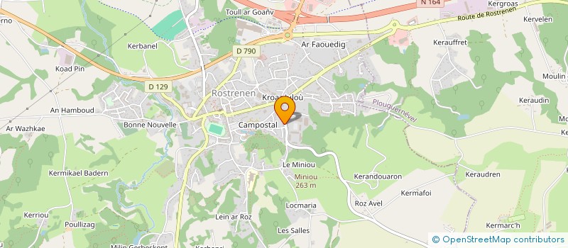 localisation de l'entreprise MONSIEUR PAPA LY à ROSTRENEN