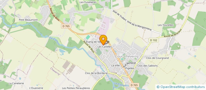 localisation de l'entreprise MONSIEUR PAPA MAKHA DIOP  COUR-CHEVERNY