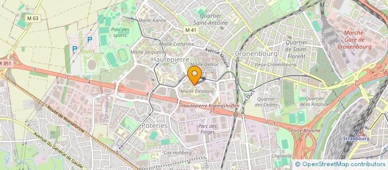 localisation de l'entreprise MONSIEUR PAPA MBOUP à STRASBOURG