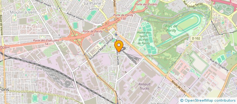 localisation de l'entreprise MONSIEUR PAPA MOUSSA DIOP  VENISSIEUX