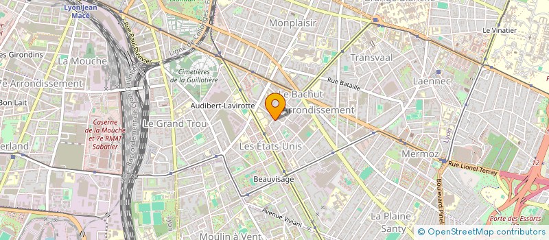 localisation de l'entreprise MONSIEUR PAPA SARR  LYON