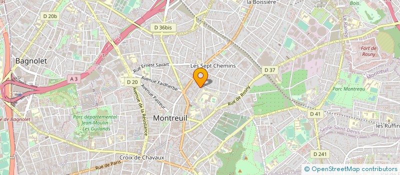 localisation de l'entreprise MONSIEUR PAPA SIDIBE à MONTREUIL
