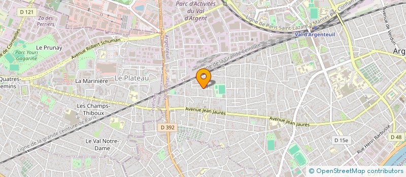 localisation de l'entreprise MONSIEUR PAPA TALL  ARGENTEUIL