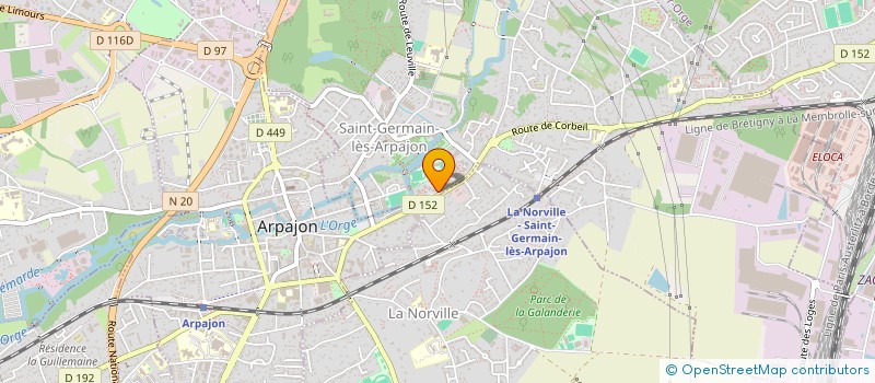 localisation de l'entreprise MONSIEUR PAPE AWE à SAINT-GERMAIN-LES-ARPAJON