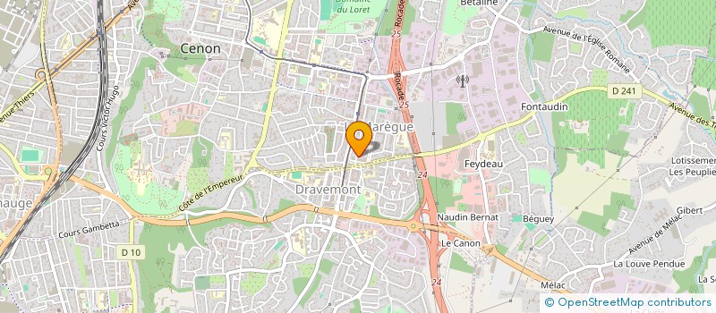 localisation de l'entreprise MONSIEUR PAPE DAOUDA FALI  CENON