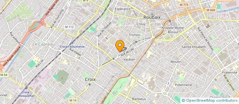 localisation de l'entreprise MONSIEUR PAPE DIOP à ROUBAIX