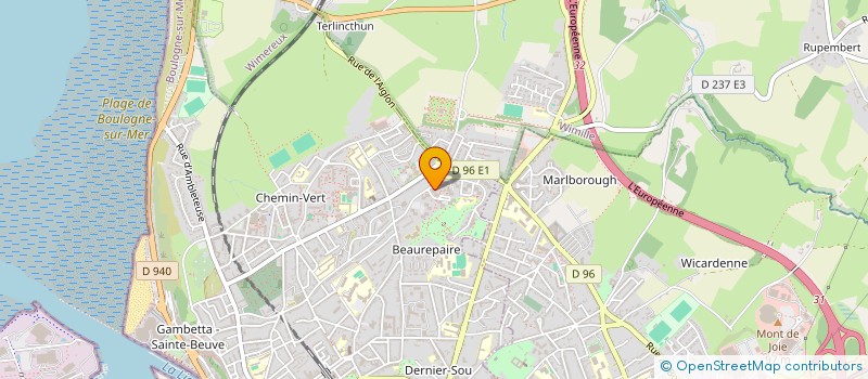 localisation de l'entreprise MONSIEUR PAPE DIOP  BOULOGNE-SUR-MER