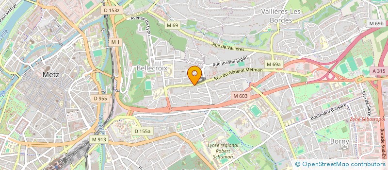 localisation de l'entreprise MONSIEUR PAPE DJIBRIL DIENE  METZ