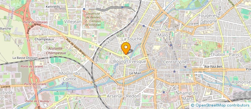 localisation de l'entreprise MONSIEUR PAPE FALL à RENNES