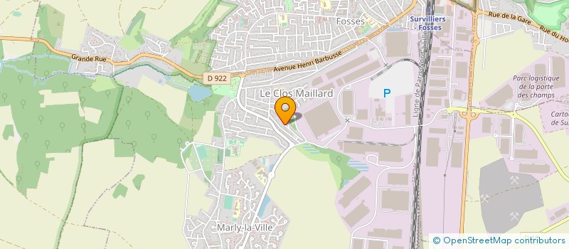 localisation de l'entreprise MONSIEUR PAPE FAYE  MARLY-LA-VILLE