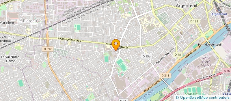 localisation de l'entreprise MONSIEUR PAPE-MOUSSA DIAITE  BEZONS