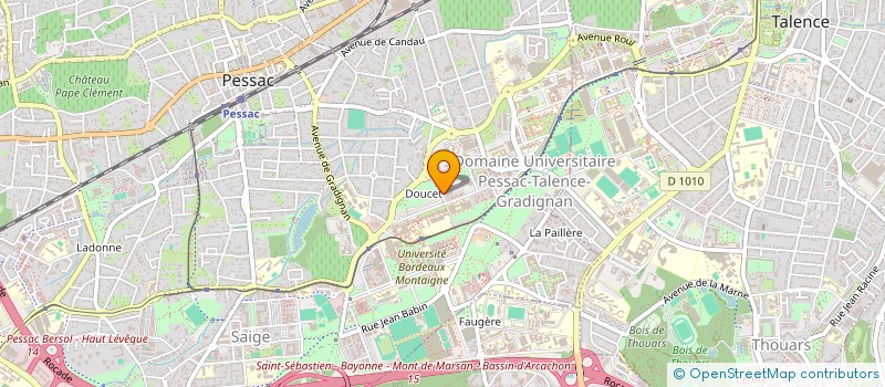 localisation de l'entreprise MONSIEUR PAPE NDIAW KEBE à PESSAC