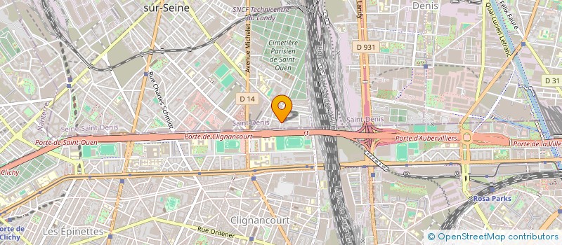 localisation de l'entreprise MONSIEUR PAPE TOURE à SAINT-OUEN-SUR-SEINE