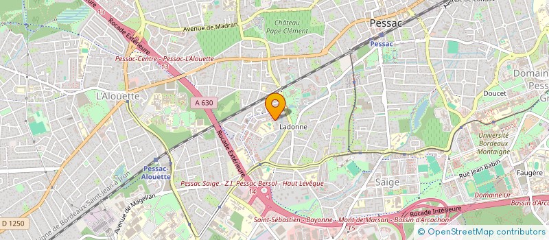 localisation de l'entreprise MONSIEUR PAPE TOURE  PESSAC