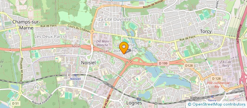 localisation de l'entreprise MONSIEUR PAPHONTHANAI SAOTHONG  NOISIEL