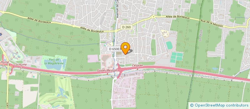 localisation de l'entreprise MONSIEUR PAQUITO SANCHEZ  GUJAN-MESTRAS