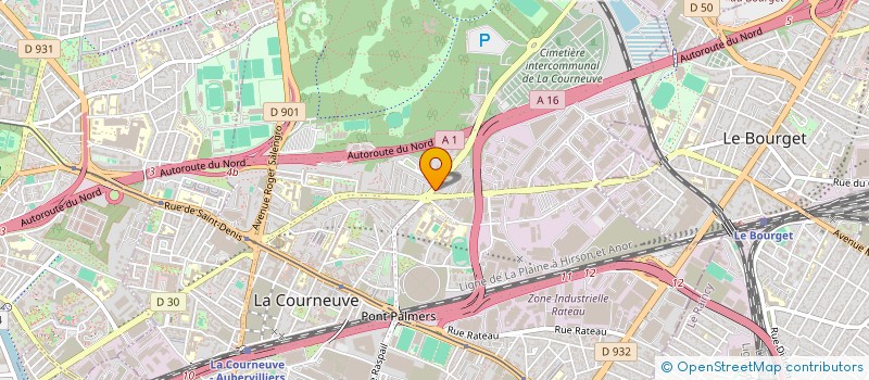 localisation de l'entreprise MONSIEUR PARAMASAMY SUTHAKARAN à LA COURNEUVE