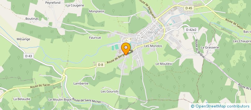 localisation de l'entreprise MONSIEUR PARDALIAN PATRU  VERGT