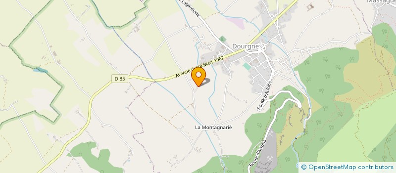 localisation de l'entreprise MONSIEUR PARDED HACHOUTI  DOURGNE