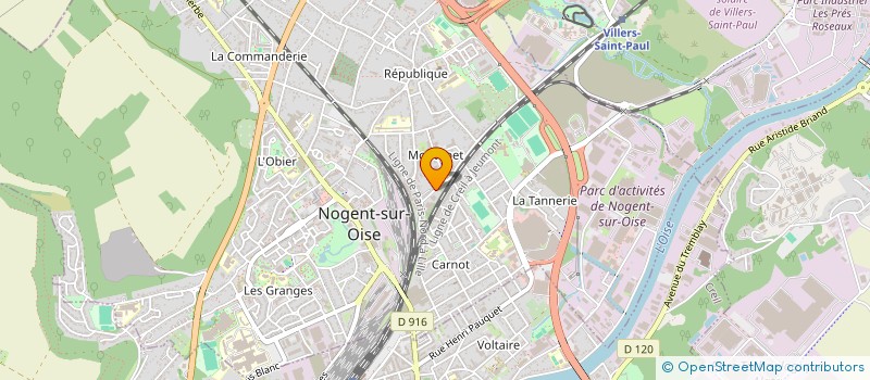 localisation de l'entreprise MONSIEUR PARDIS SAFI  NOGENT-SUR-OISE