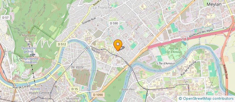 localisation de l'entreprise MONSIEUR PARFAIT MANGA  LA TRONCHE