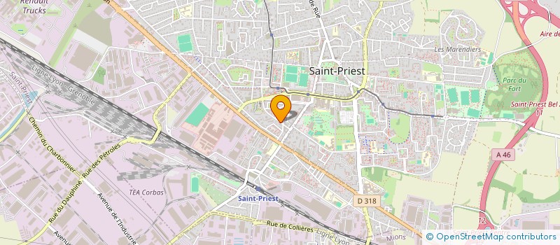 localisation de l'entreprise MONSIEUR PARFAIT SERVANT  SAINT-PRIEST