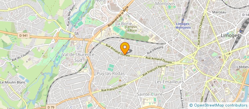 localisation de l'entreprise MONSIEUR PARFAIT TINDANI à LIMOGES