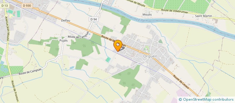 localisation de l'entreprise MONSIEUR PARIS BORAO  ORGUEIL