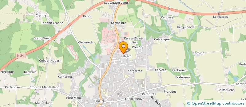 localisation de l'entreprise MONSIEUR PARIS JAUQUET  BAUD