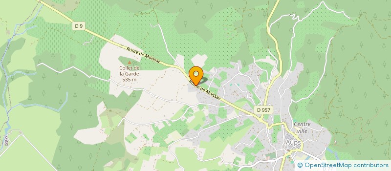 localisation de l'entreprise MONSIEUR PARIS PETIT DIT DARIEL  AUPS