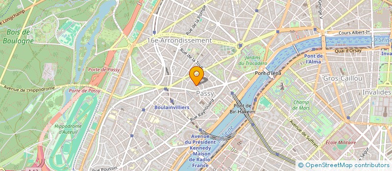 localisation de l'entreprise MONSIEUR PARIS YVAN  PARIS